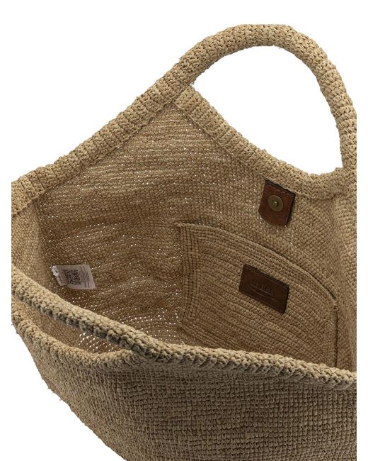 IBELIV Metallic "Pure Tea" Large Shoulder Bag