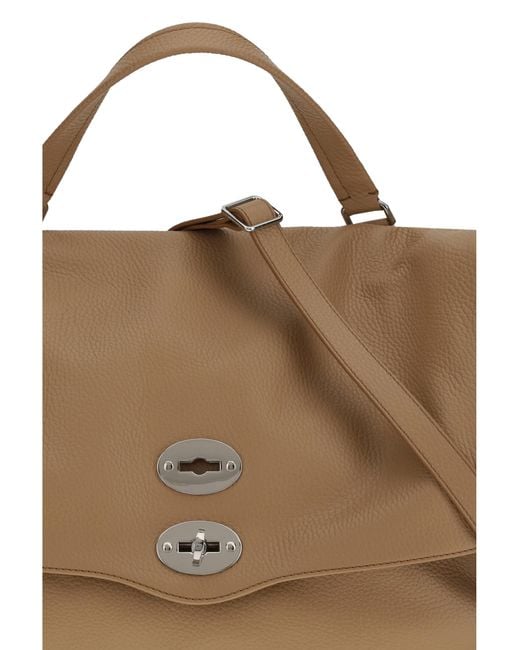 Zanellato Natural Shoulder Bag Postina Daily