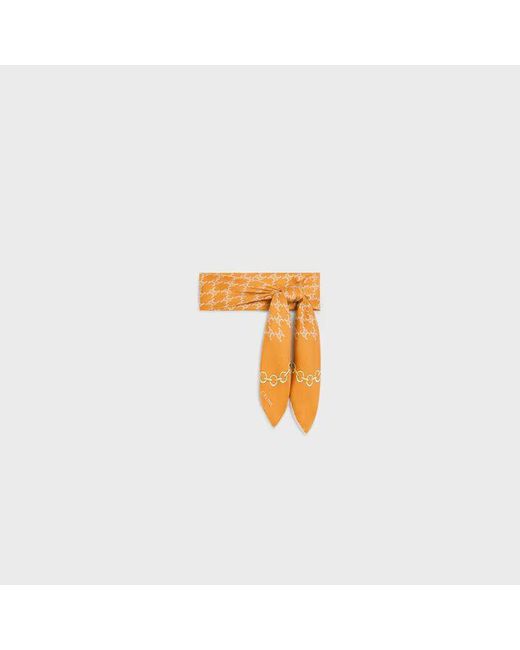 Céline Orange Scarves & Silk Scarves