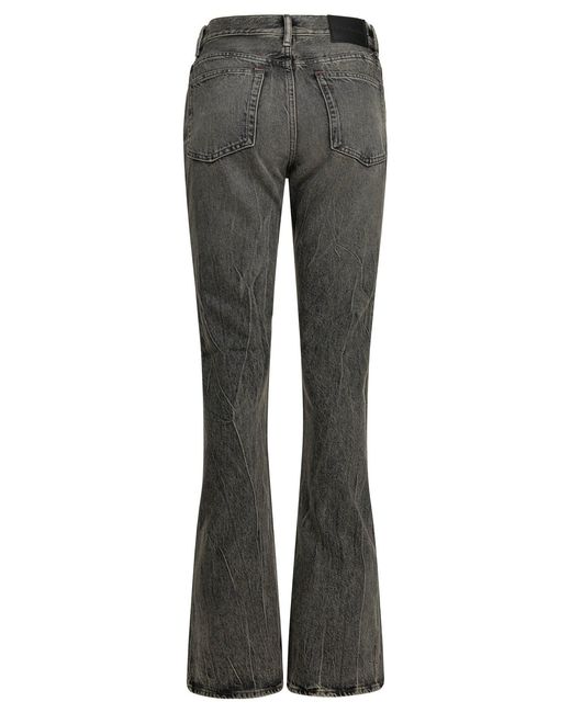 Acne Gray 2025f Gothik Jeans Black