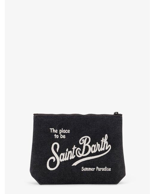 Mc2 Saint Barth Black Aline Canvas Clutch for men
