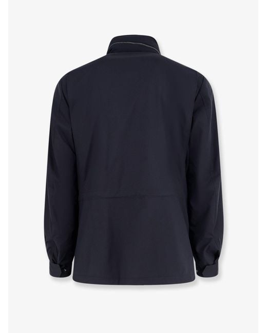Loro Piana Blue Traveller Windmateâ Storm Systemâ Fabric Jacket for men
