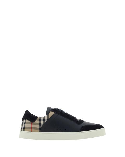 Men's Blue Stevie Suede Leather Sneakers