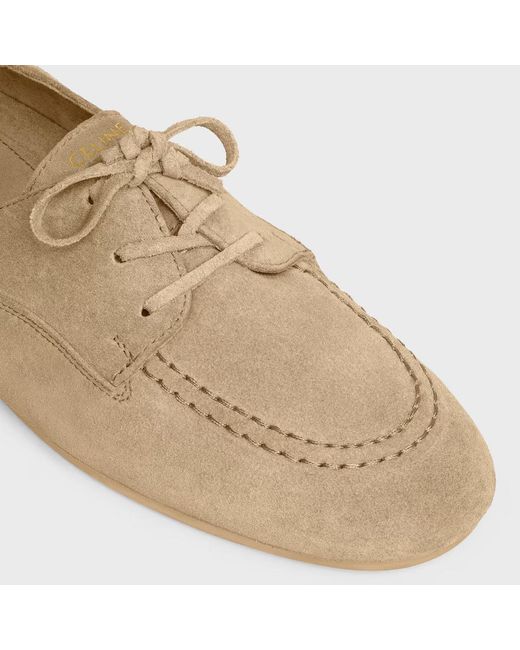 Céline Natural Adam Lace-Up Loafers