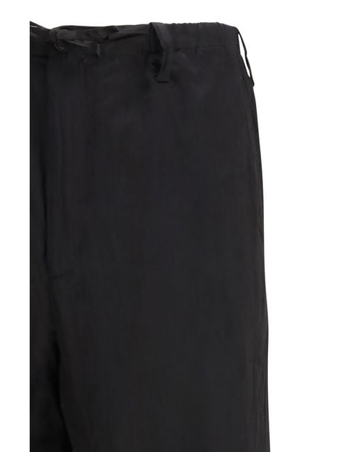 Dries Van Noten Black Penny Pants for men