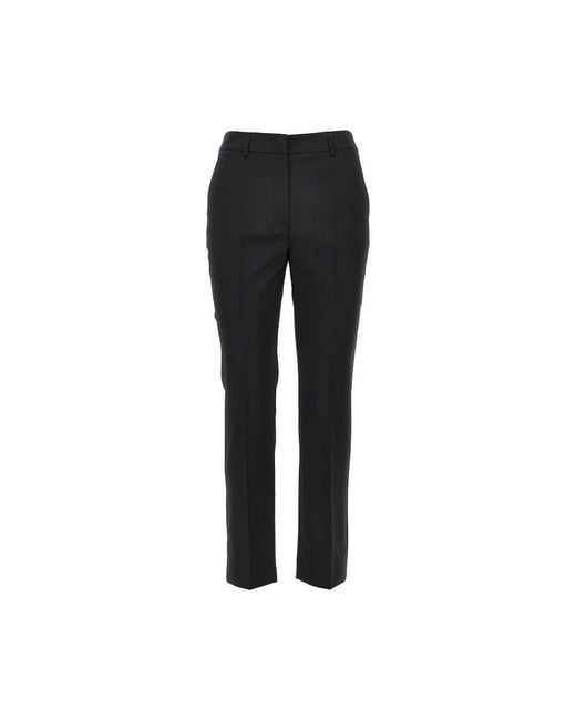 Weekend by Maxmara Black Wool Cigarette Pants