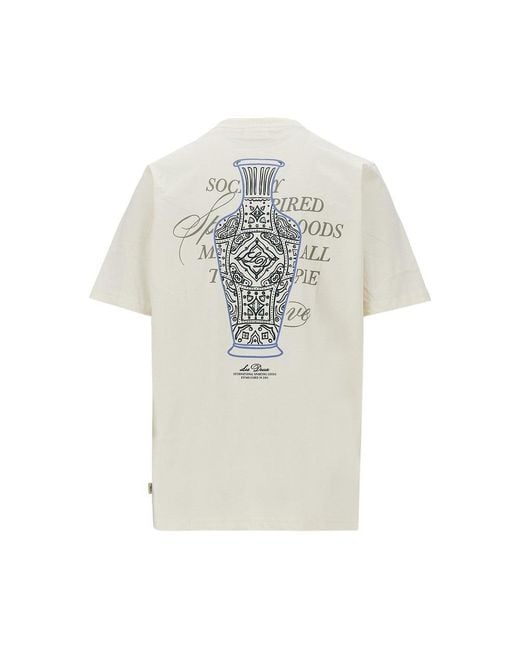 Les Deux White 'Ben Faience' T-Shirt for men