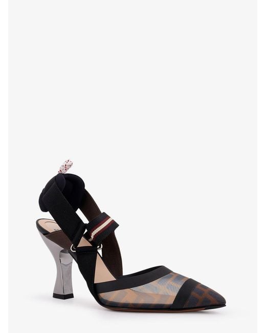 Fendi White With Heel Poliammide/Poliuretano