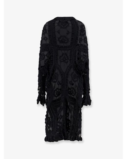 Dolce & Gabbana Black Virgin Wool Cardigan