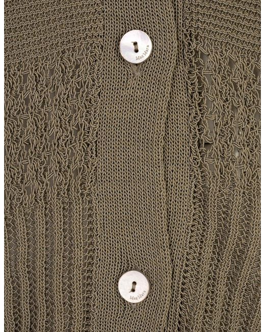 Max Mara Pure Green "March" Cardigan