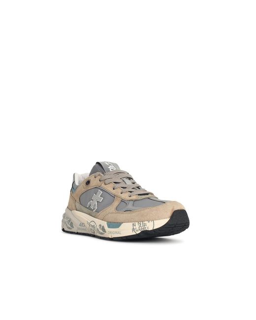 Premiata White 'Mase' Lear Blend Sneakers for men