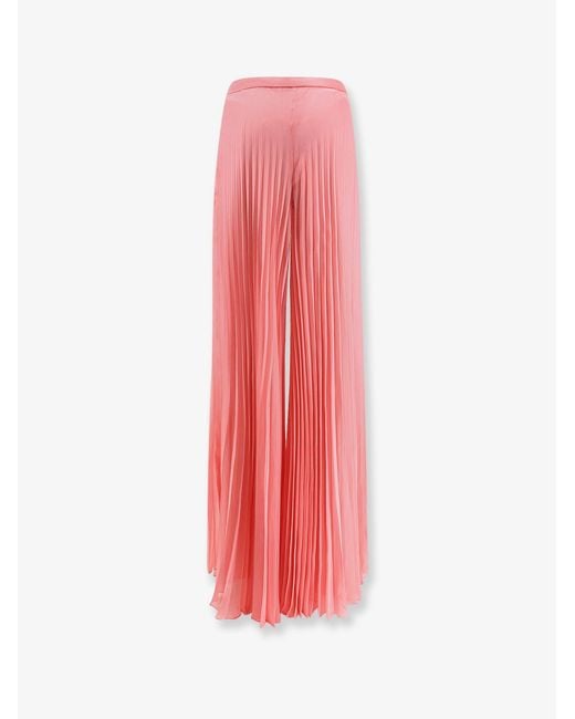 Max Mara Pink Mxegrembo Pleated Trousers