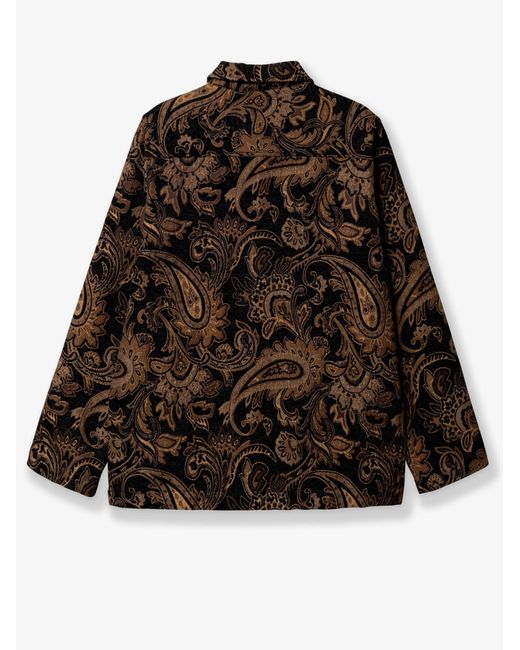 Woodbird Black Jacket Rong Paisley for men