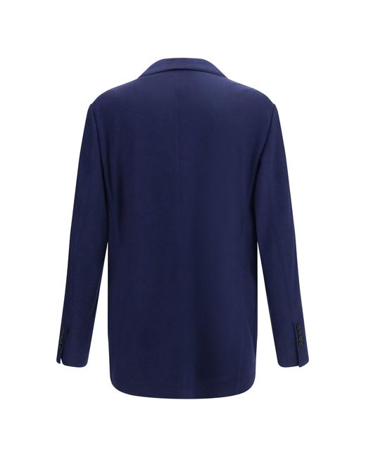 Brunello Cucinelli Blue Cashmere Jacket for men