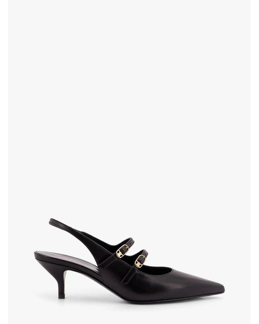 Céline White Jude Slingback Pumps