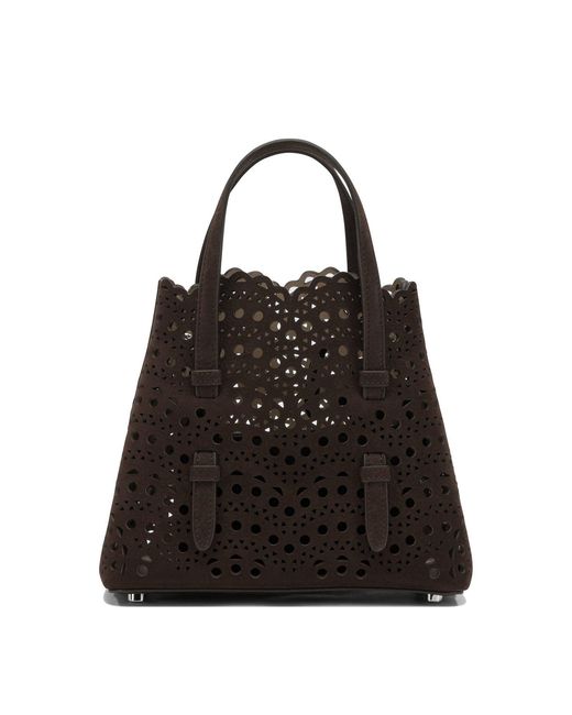 Alaïa Black Small "Mina 20" Handbag
