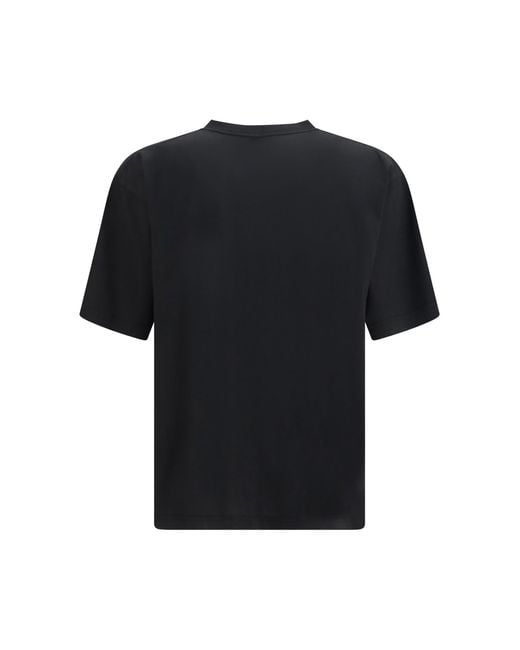 Balenciaga Black Graphic Print T-Shirt for men