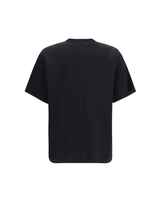 Versace Jeans Couture Black Cotton Logo T-Shirt for men