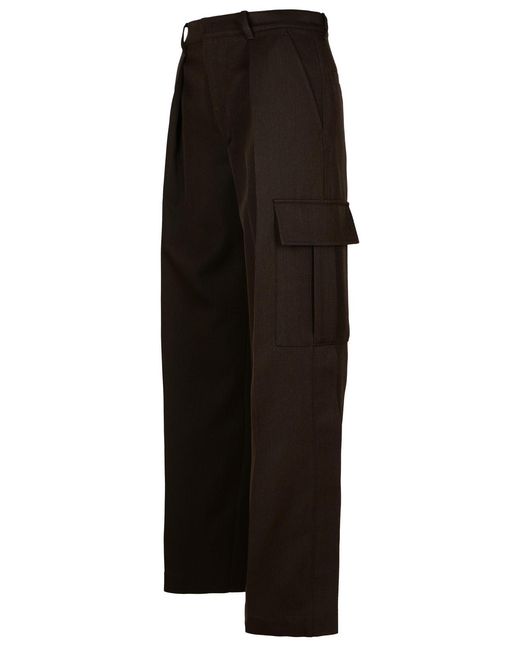 Burberry Black Wool Cargo Pants