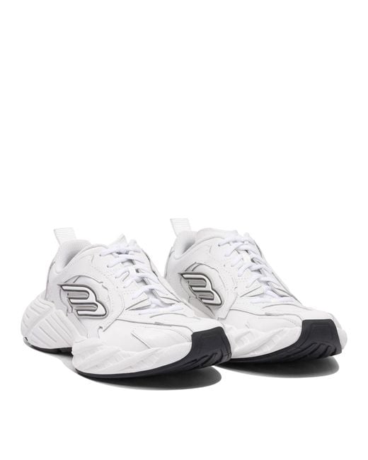Balenciaga White Sports Shoes Monday
