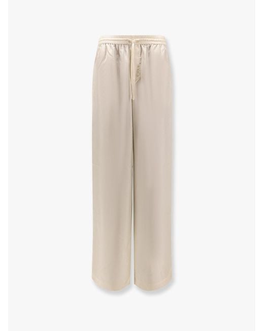 Rohe White Jogger Silk Trouser