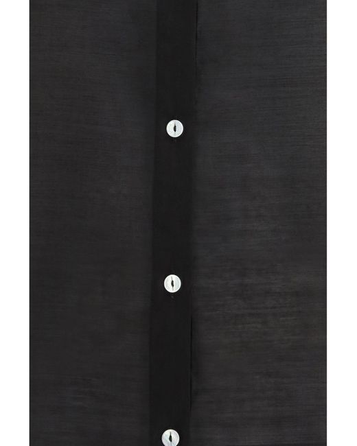 Cruna Black Buttoned Shirt Nero