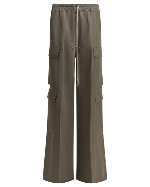 Rick Owens Gray "Belas" Cargo Pants