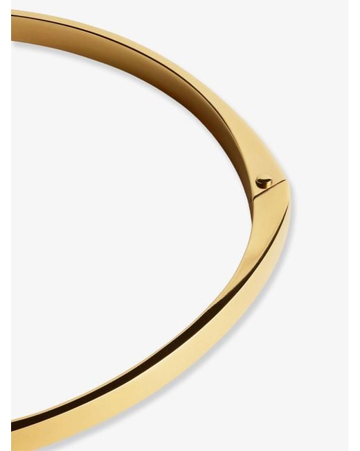 Totême  Metallic Signature Brass Necklace