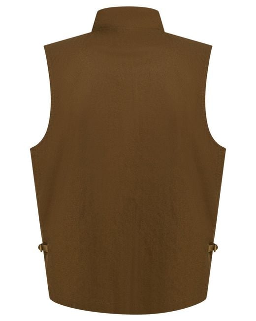 Manifattura Ceccarelli Green "New Travel" Sleeveless Jacket