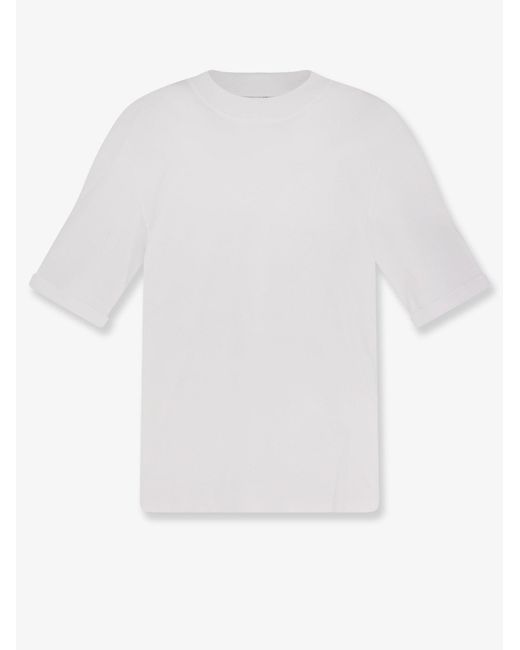 Brunello Cucinelli White Cotton T-Shirt for men
