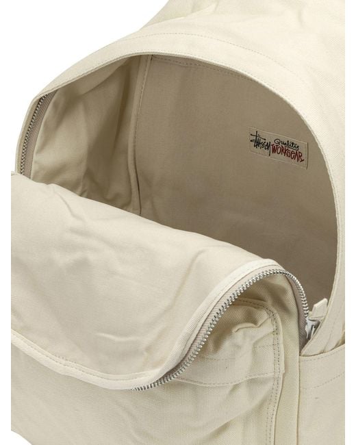 Stussy Natural Cotton Backpack for men