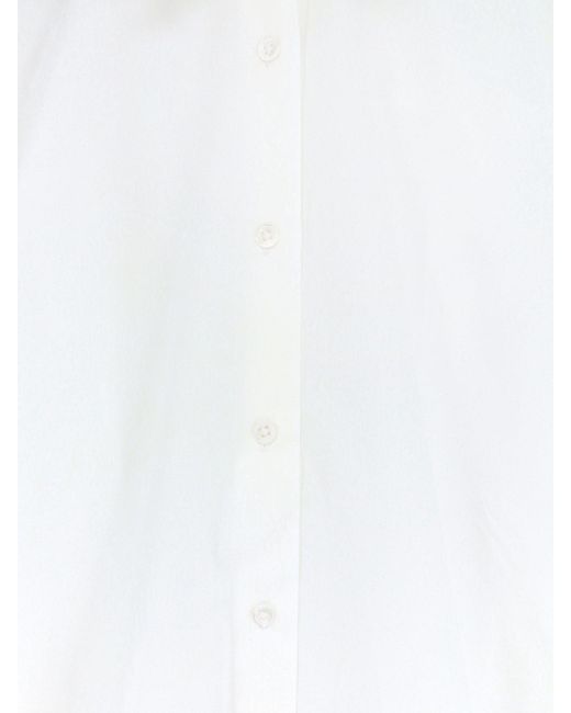 Frankie Shop White Tila Organic Cotton Shirt