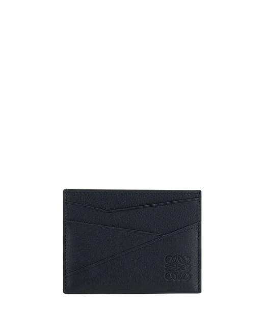 Loewe Blue Puzzle Card Case for men
