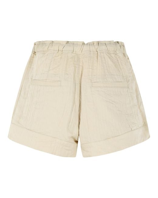 Isabel Marant Natural 'Birva' Shorts