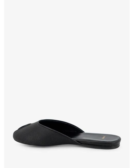 Jude White Date Flat Leather Sandals