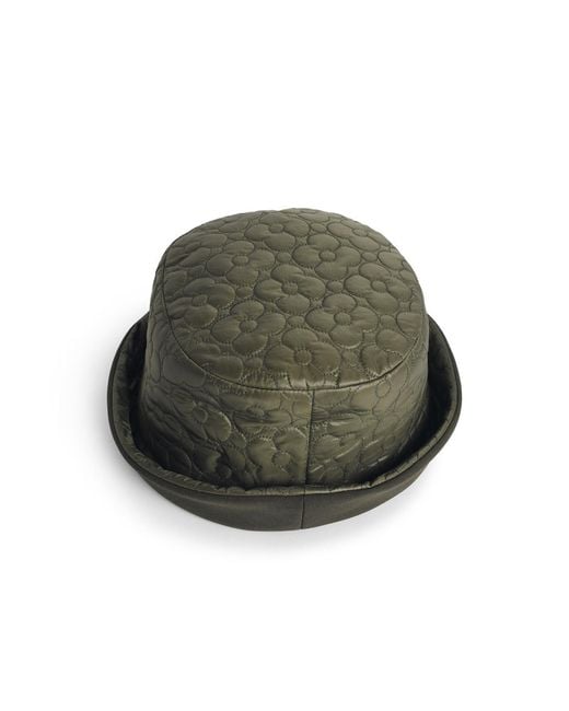 Moncler Green 'Bucket' Reversible Nylon Hat