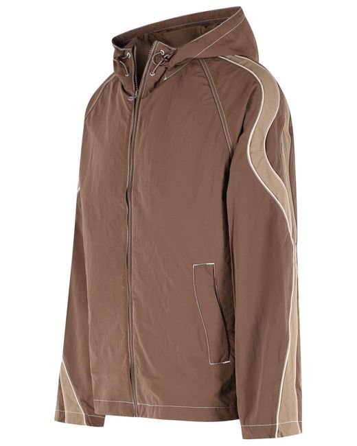 ERL Brown Nylon Jacket for men