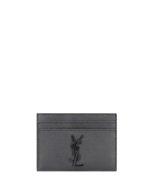Saint Laurent Gray Wallets & Card Holders for men