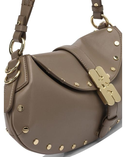 Ganni Metallic "B-Kat" Small Shoulder Bag