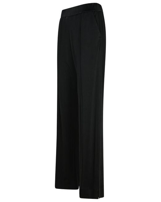 Jil Sander Black Viscose Trousers