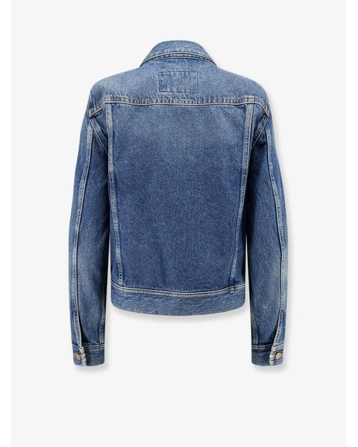 Golden Goose Deluxe Brand Blue Deluxe Brand Slim Fit Denim Jacket