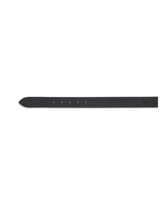Céline Black Leather Belt for men