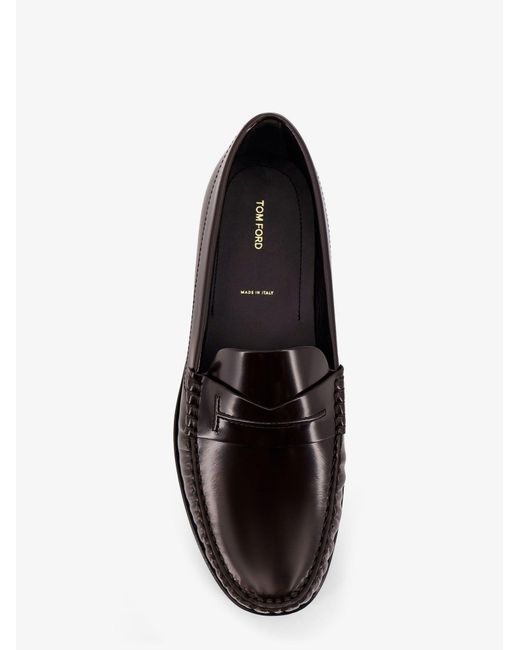Tom Ford White Leather Loafer for men