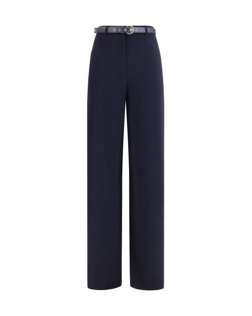 Max Mara Blue Elegant Pants