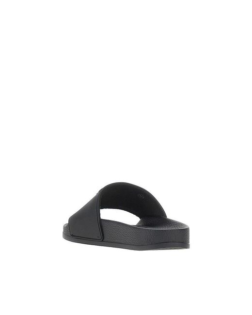 Pinko Blue Love Birds Logo Rubber Slides