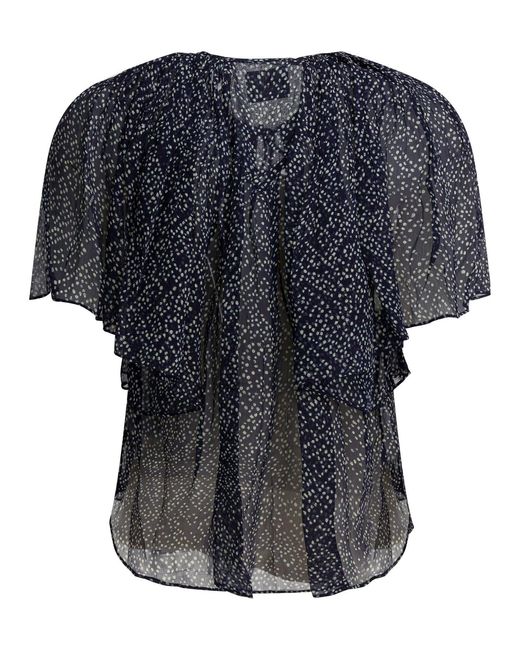 Isabel Marant Black "Neslya" Viscose Blouse