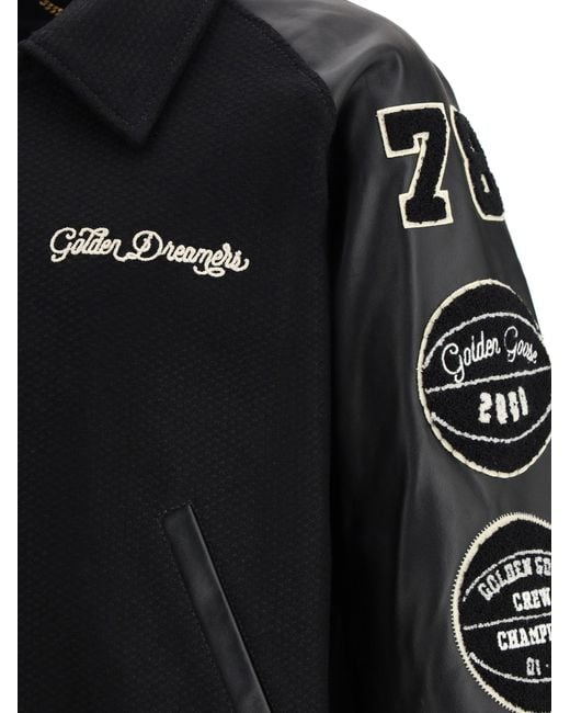 Golden Goose Deluxe Brand Black Down Jackets for men