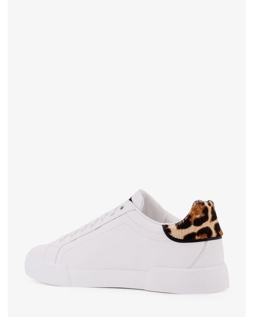 Dolce & Gabbana White Portofino Sports Shoes