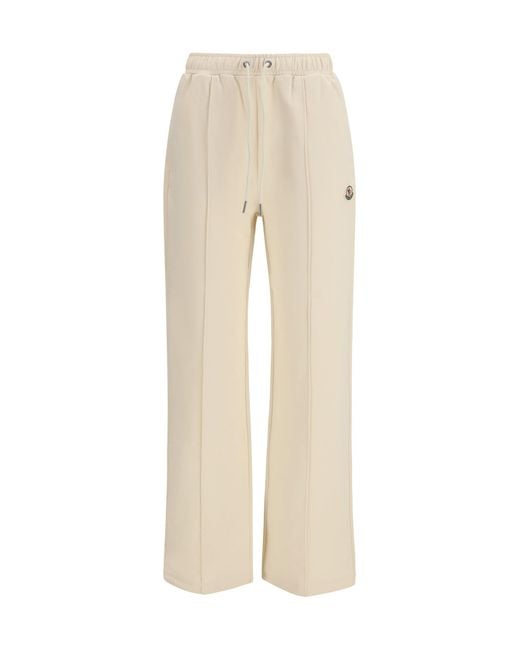 Moncler Natural Cotton Sweatpants