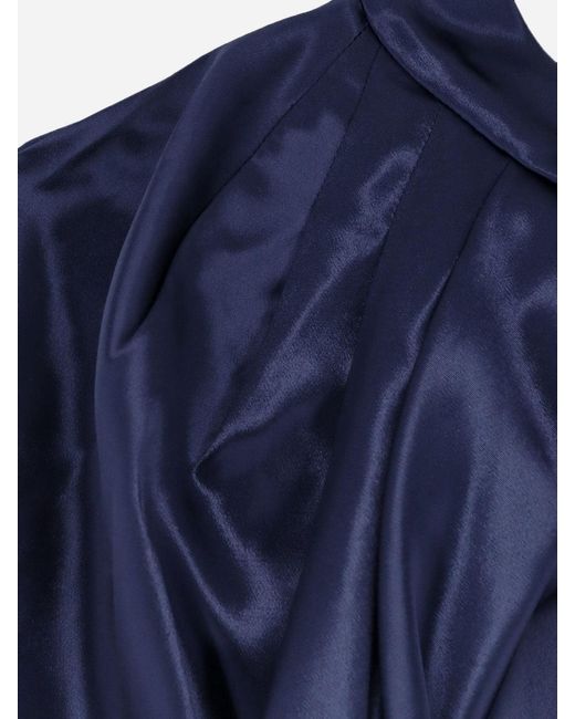 Alberta Ferretti Blue Viscose Long Dress